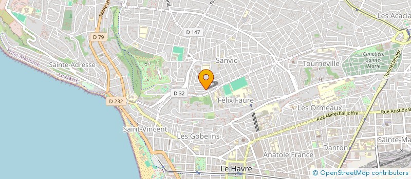 localisation de l'entreprise MADAME SONIA TALVAST à LE HAVRE