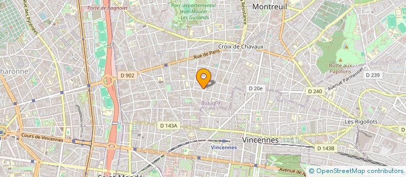 localisation de l'entreprise MADAME SONIA TEDJANI à MONTREUIL