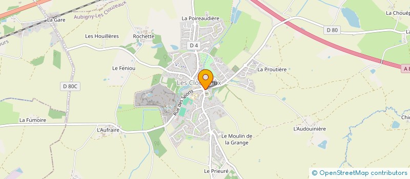 localisation de l'entreprise MADAME SONIA TEILLET à AUBIGNY-LES CLOUZEAUX