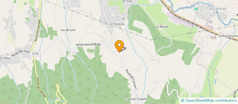 localisation de l'entreprise MADAME SONIA TEMMAR  LABRUGUIERE