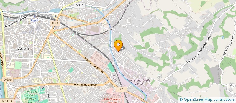 localisation de l'entreprise MADAME SONIA TENNAI  BON-ENCONTRE