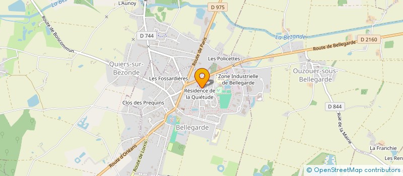 localisation de l'entreprise MADAME SONIA THEVENET à BELLEGARDE