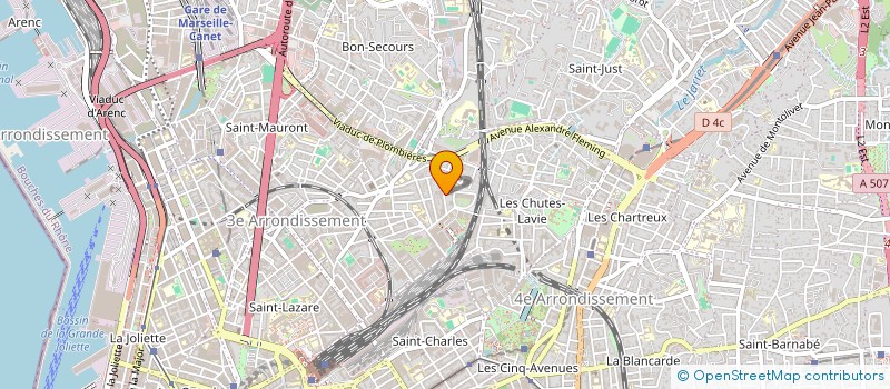localisation de l'entreprise MADAME SONIA THEVENOT à MARSEILLE