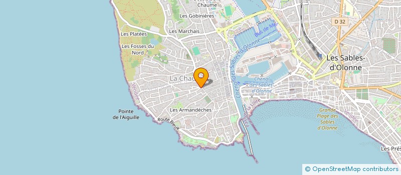 localisation de l'entreprise MADAME SONIA THIBAUD à LES SABLES D'OLONNE