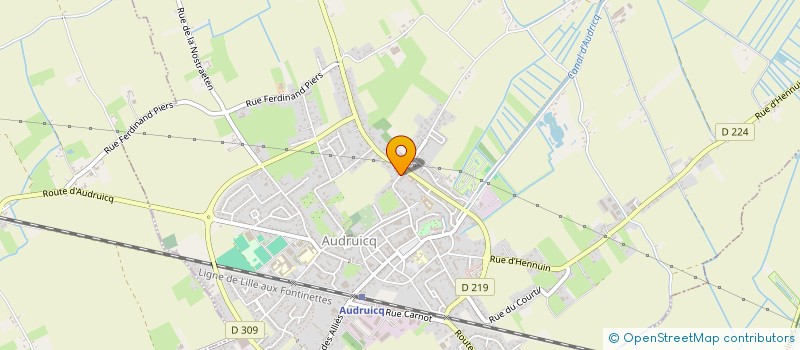 localisation de l'entreprise MADAME SONIA TISON  AUDRUICQ