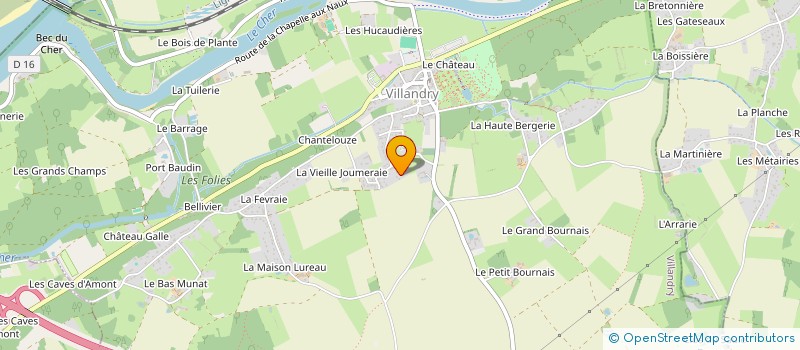 localisation de l'entreprise MADAME SONIA TISSERAND  VILLANDRY