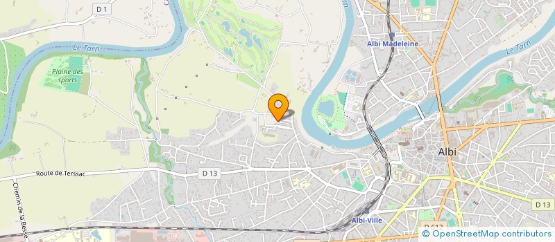 localisation de l'entreprise MADAME SONIA TORRES à ALBI