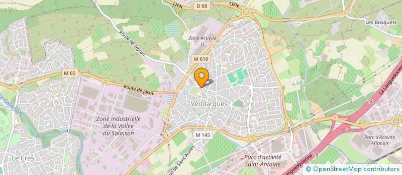 localisation de l'entreprise MADAME SONIA TOURRET à VENDARGUES