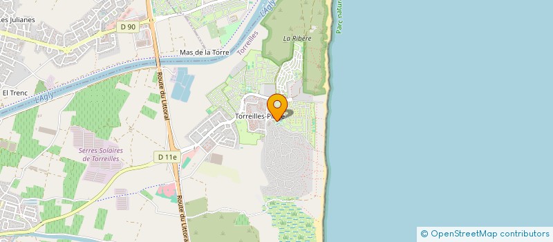 localisation de l'entreprise MADAME SONIA TOUSSAINT à TORREILLES