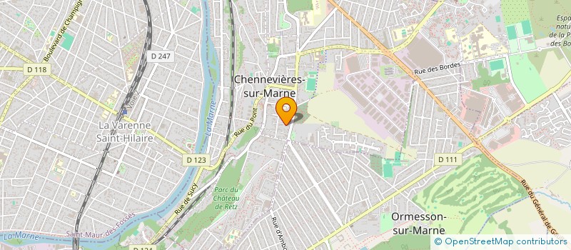 localisation de l'entreprise MADAME SONIA TRAVESSA à CHENNEVIERES-SUR-MARNE