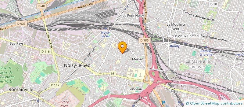 localisation de l'entreprise MADAME SONIA TURKI à NOISY-LE-SEC