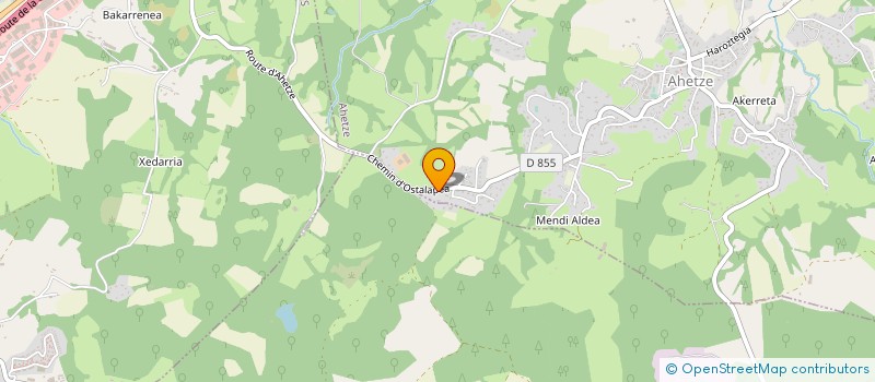 localisation de l'entreprise MADAME SONIA UGARTE  AHETZE