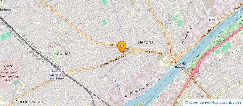 localisation de l'entreprise MADAME SONIA VAN LANCKER  HOUILLES