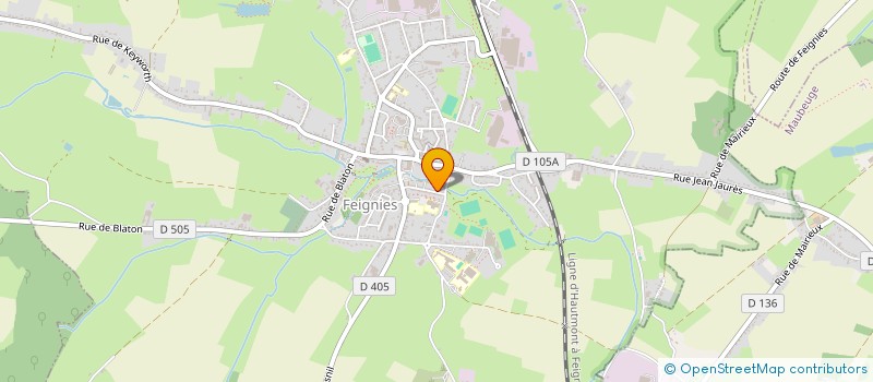 localisation de l'entreprise MADAME SONIA VANDENKERKHOF  FEIGNIES