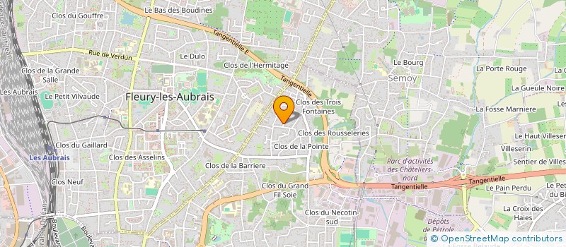 localisation de l'entreprise MADAME SONIA VANDYCK à ORLEANS
