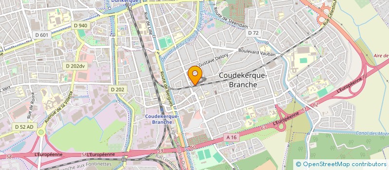 localisation de l'entreprise MADAME SONIA VANHOUTTE à COUDEKERQUE-BRANCHE