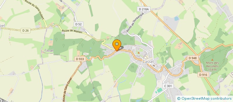 localisation de l'entreprise MADAME SONIA VANNOBEL  CASSEL