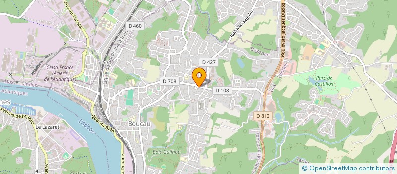 localisation de l'entreprise MADAME SONIA VANZETTI  BOUCAU