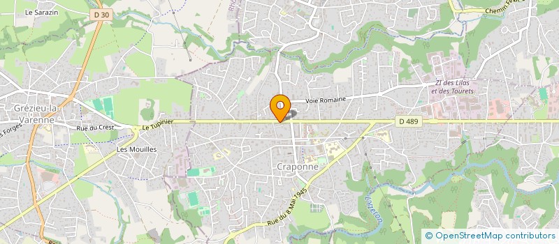 localisation de l'entreprise MADAME SONIA VARJABEDIAN  CRAPONNE