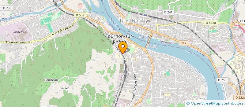 localisation de l'entreprise MADAME SONIA VASSART à TOURNON-SUR-RHONE