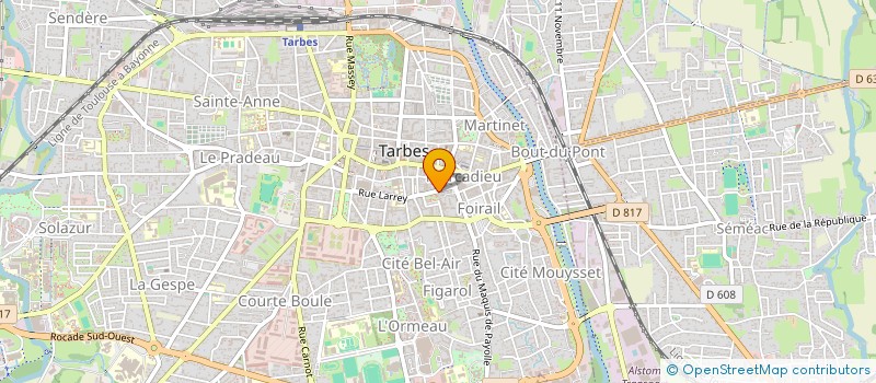 localisation de l'entreprise MADAME SONIA VAYSSETTES à TARBES