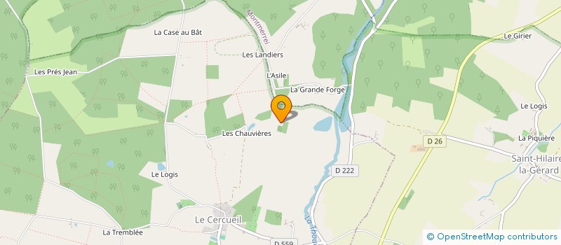 localisation de l'entreprise MADAME SONIA VENIARD à LE CERCUEIL