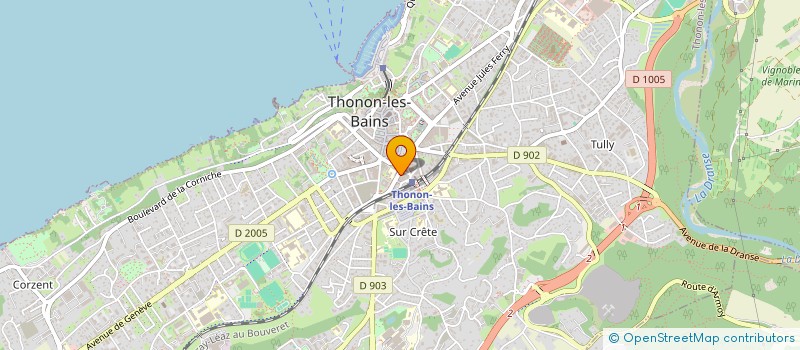 localisation de l'entreprise MADAME SONIA VERP à THONON-LES-BAINS