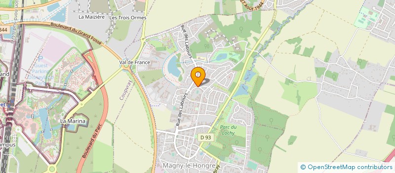 localisation de l'entreprise MADAME SONIA VLEI à MAGNY-LE-HONGRE