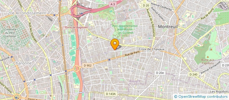 localisation de l'entreprise MADAME SONIA VOGEL à MONTREUIL