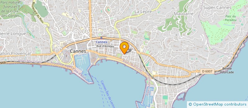 localisation de l'entreprise MADAME SONIA WANSA à CANNES