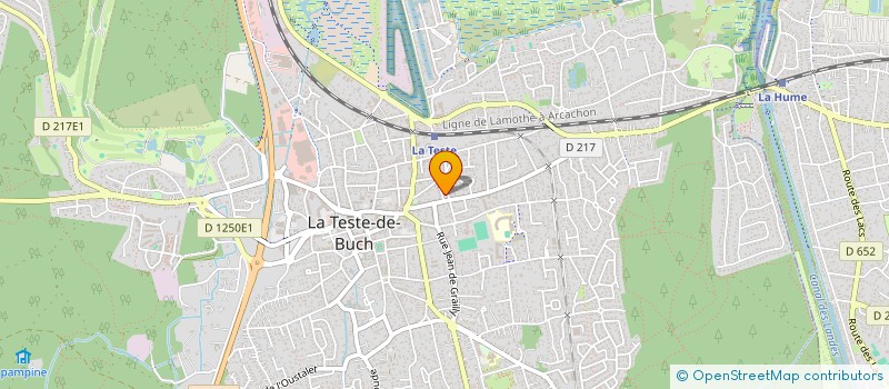 localisation de l'entreprise MADAME SONIA WEBER à LA TESTE-DE-BUCH