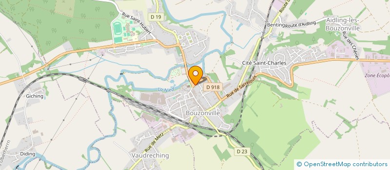 localisation de l'entreprise MADAME SONIA WEISSENBACH  BOUZONVILLE