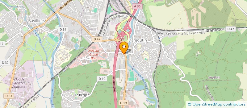 localisation de l'entreprise MADAME SONIA WEYER  DANJOUTIN