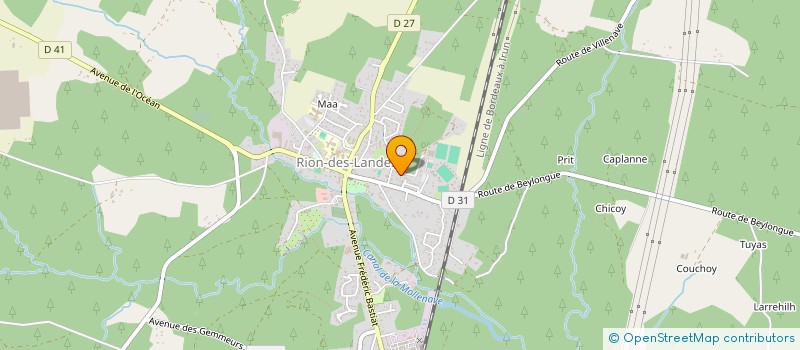 localisation de l'entreprise MADAME SONIA ZAMORA  RION-DES-LANDES