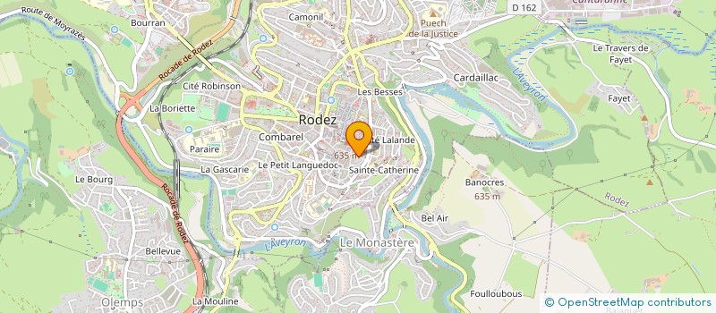 localisation de l'entreprise MADAME SONIA ZEBLOUN à RODEZ