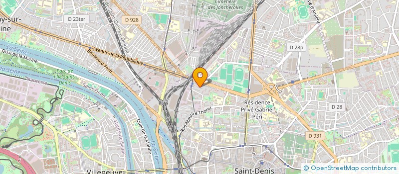 localisation de l'entreprise MADAME SONIA ZEGLAOUI  SAINT-DENIS