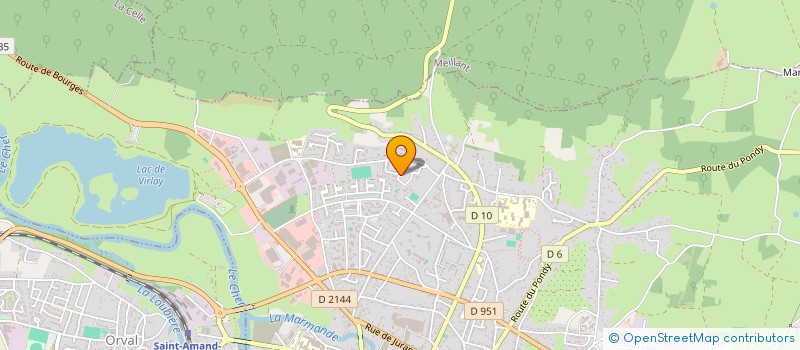 localisation de l'entreprise MADAME SONIA ZITOUNI  SAINT-AMAND-MONTROND