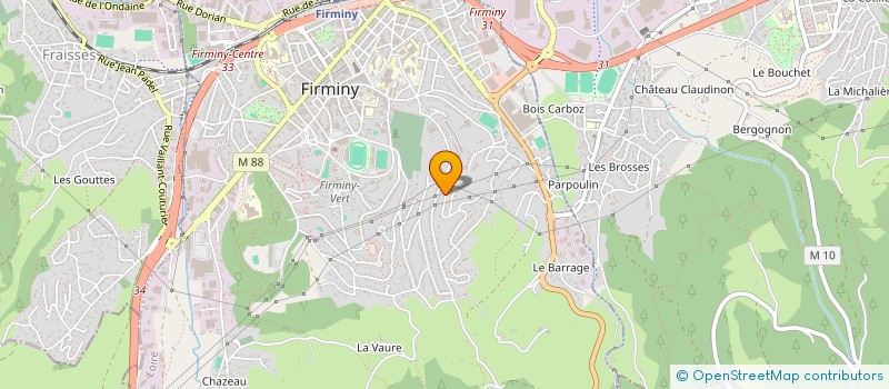localisation de l'entreprise MADAME SONIA ZITOUNI à FIRMINY