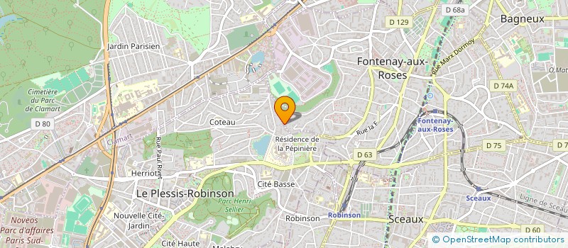 localisation de l'entreprise MADAME SONIA ZRIOUALI à FONTENAY-AUX-ROSES