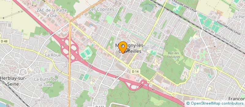 localisation de l'entreprise MADAME SONIE BADETTE à MONTIGNY-LES-CORMEILLES