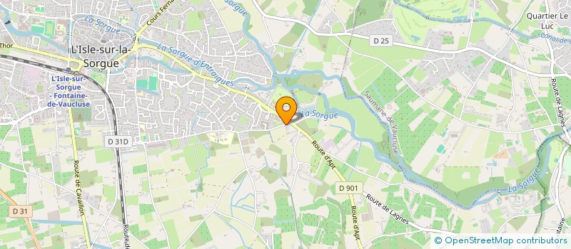 localisation de l'entreprise MADAME SONJA BIANCHI  L'ISLE-SUR-LA-SORGUE