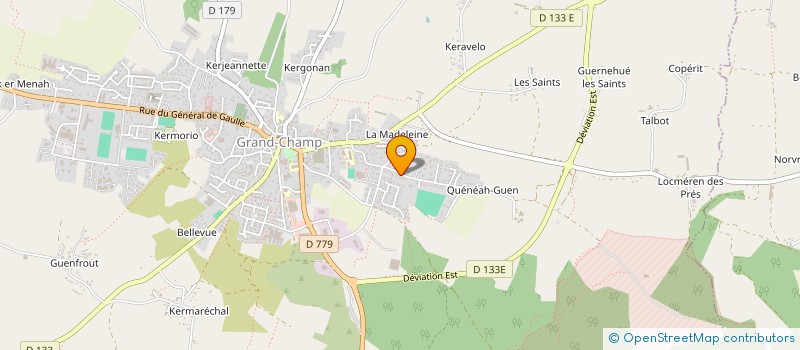 localisation de l'entreprise MADAME SONJA BLEVIN  GRAND-CHAMP