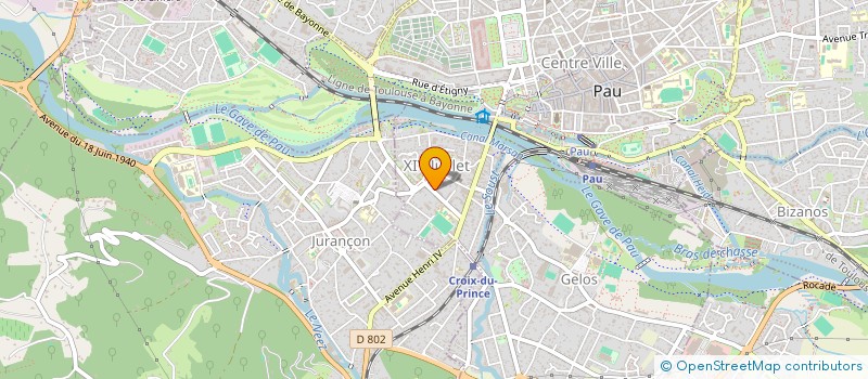localisation de l'entreprise MADAME SONJA BRAUNEIS à PAU