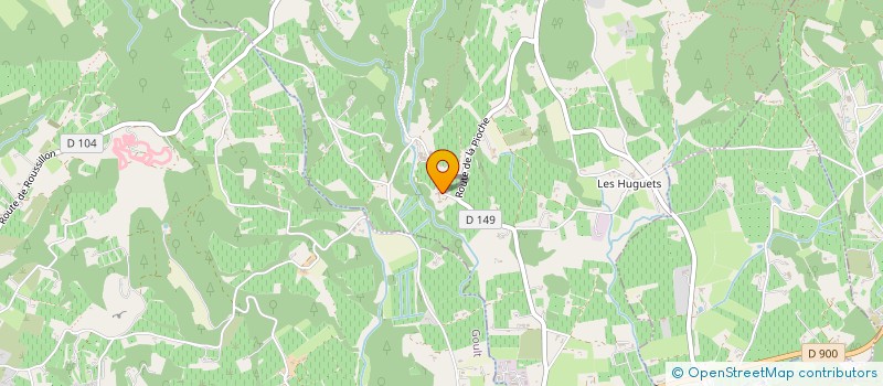 localisation de l'entreprise MADAME SONJA KUIKSTRA  ROUSSILLON