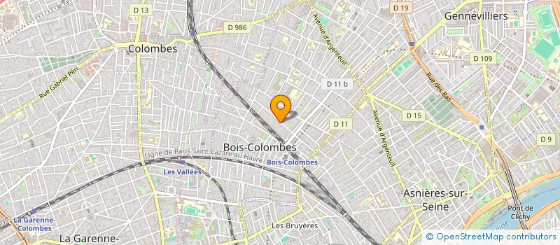 localisation de l'entreprise MADAME SONJA STEIN à BOIS-COLOMBES