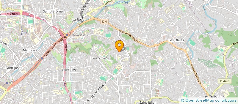 localisation de l'entreprise MADAME SONNA SISSOKO  MARSEILLE