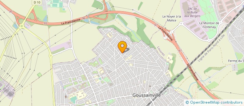 localisation de l'entreprise MADAME SONNIA SAIFI à GOUSSAINVILLE
