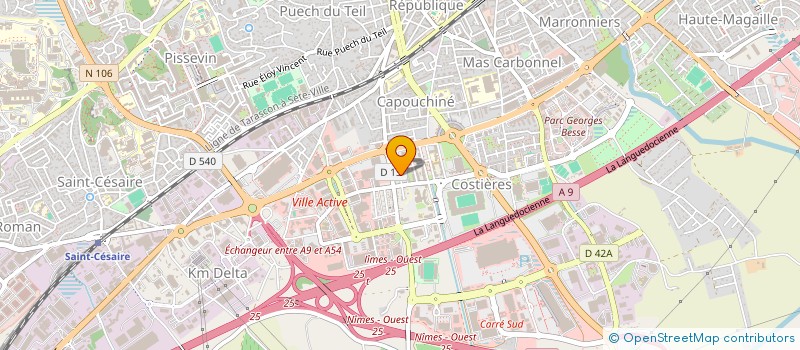 localisation de l'entreprise MADAME SONNYA RIDOUANE  NIMES