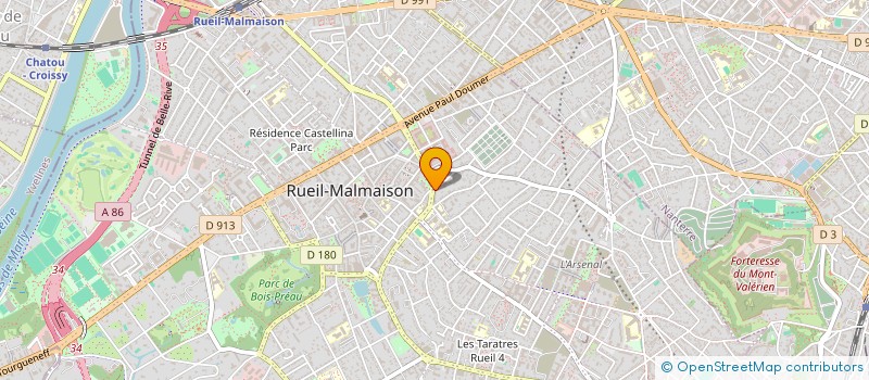 localisation de l'entreprise MADAME SONYA BENTOT à RUEIL-MALMAISON