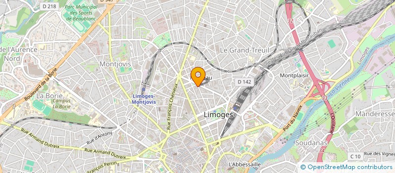 localisation de l'entreprise MADAME SONYA DELANNOY à LIMOGES